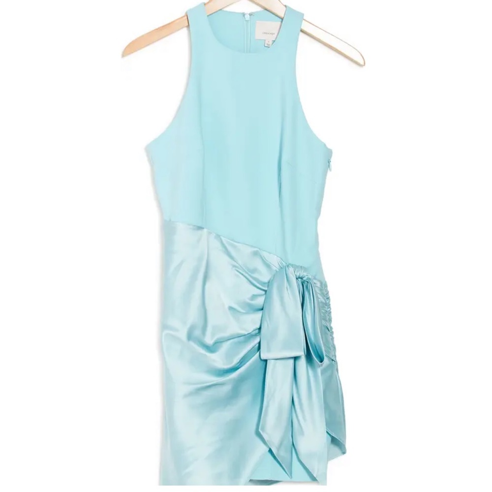 CINQ A SEPT Windsor Bow Detail  Sheath Dress sz 8